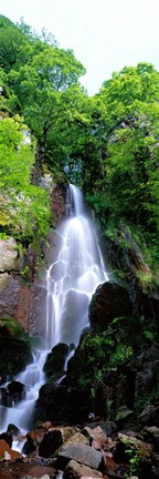 Framed Waterfall Alsace France Print