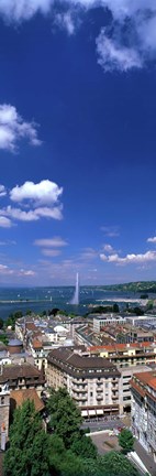 Framed Geneva Switzerland (vertical) Print