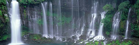 Framed Shiraito Falls, Fujinomiya, Shizuoka, Japan Print