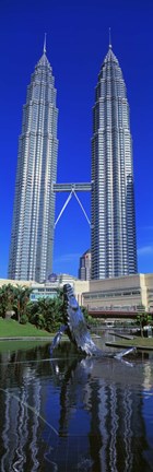 Framed Petronas Towers Kuala Lumpur Malaysia Print