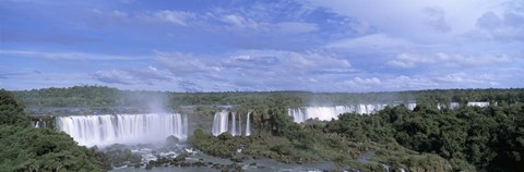 Framed Iguazu Falls Iguazu National Park Brazil Print