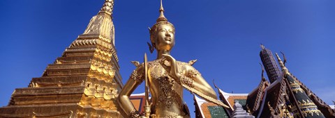 Framed Wat Phra Kaeo, Grand Palace, Bangkok, Thailand Print