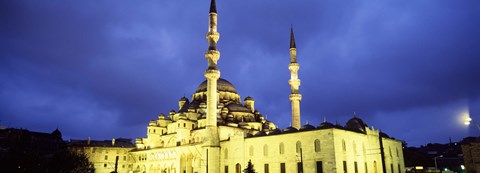 Framed Minarets,Yeni Mosque, Istanbul, Turkey Print