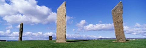 Framed Stones Of Stenness, Orkney Islands, Scotland, United Kingdom Print