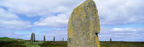 Framed Ring Of Brodgar, Orkney Islands, Scotland, United Kingdom Print