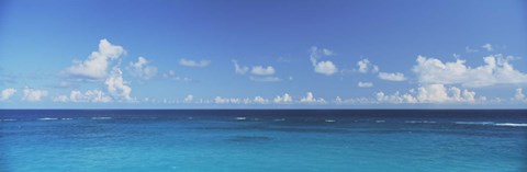 Framed Clouds over the ocean, Atlantic Ocean, Bermuda Print