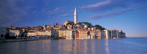 Framed City on the waterfront, Rovinj, Croatia Print