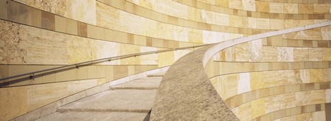 Framed Low Angle View Of A Staircase, Staatsgalerie, Stuttgart, Germany Print