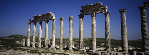 Framed Cardo Maximus Ruins, Apamea, Syria Print