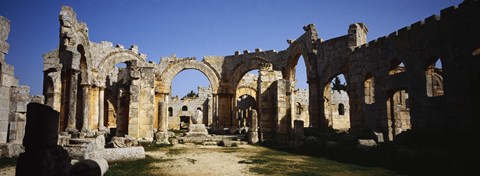 Framed St. Simeon The Stylite Abbey, Aleppo, Syria Print