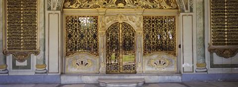 Framed Facade of a conference room, Topkapi Palace, Istanbul, Turkey Print