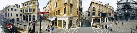 Framed Buildings in a city, Venice, Veneto, Italy Print