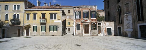 Framed Houses in a town, Campo dei Mori, Venice, Italy Print