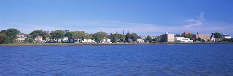Framed Buildings at the waterfront, Charlottetown, Prince Edward Island, Canada Print