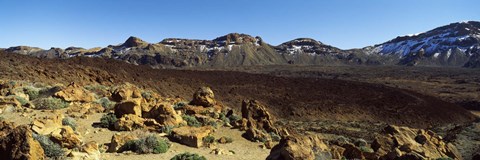 Framed Dormant volcano in a national park, Pico de Teide, Tenerife, Canary Islands, Spain Print