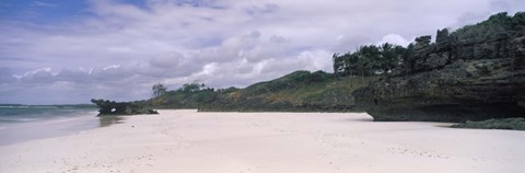 Framed Rocks on the beach, Watamu Marine National Park, Watamu, Coast Province, Kenya Print