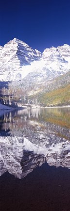 Framed Maroon Bells, Aspen, Pitkin County, Colorado Print