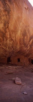 Framed Anasazi Ruins, Mule Canyon, Utah, USA Print