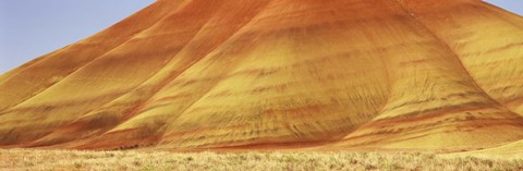 Framed Natural pattern on a hill, Painted Hills, Oregon Print