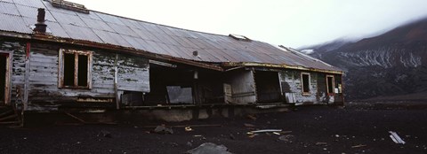 Framed Wreckage of a whaling station, Whaler's Bay, Deception Island, South Shetland Islands, Antarctica Print