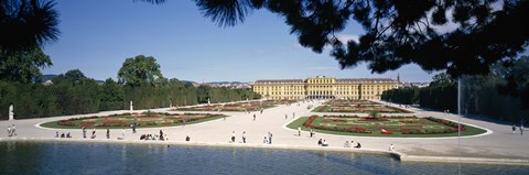 Framed Facade of a palace, Schonbrunn Palace, Vienna, Austria Print