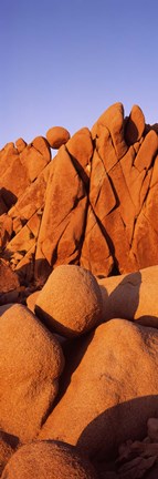 Framed Rock formations on a landscape, Twenty Nine Palms, San Bernardino County, California, USA Print