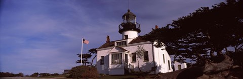 Framed Point Pinos Lighthouse, Pacific Grove, Monterey County, California Print
