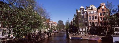 Framed Buildings in a city, Amsterdam, North Holland, Netherlands Print