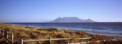 Framed Sea with Table Mountain in the background, Bloubergstrand, Cape Town, Western Cape Province, South Africa Print