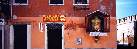 Framed Low angle view of a building, Venice, Veneto, Italy Print