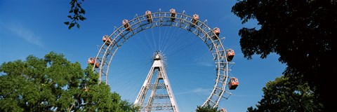 Framed Prater Park Ferris wheel, Vienna, Austria Print