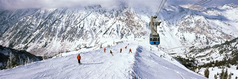 Framed Snowbird Ski Resort, Utah Print