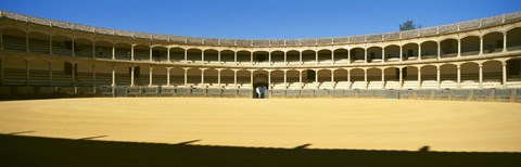 Framed Bullring, Plaza de Toros, Ronda, Malaga, Andalusia, Spain Print