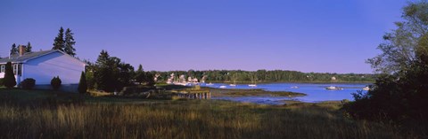 Framed Buildings in a national park, Acadia National Park, Mount Desert Island, Hancock County, Maine, USA Print