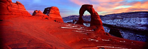 Framed Delicate Arch, Arches National Park, Utah Print