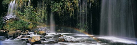 Framed Waterfall in Dunsmuir, Siskiyou County, California Print