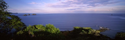 Framed Island in an ocean, Papagayo Peninsula, Costa Rica Print