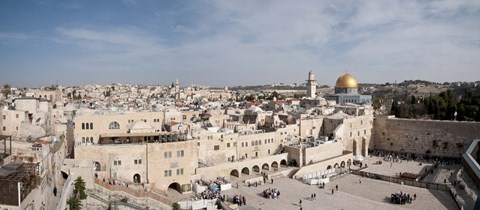 Framed Wailing Wall, Jerusalem, Israel Print