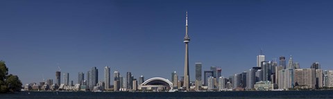 Framed Skylines in a city, CN Tower, Toronto, Ontario, Canada Print