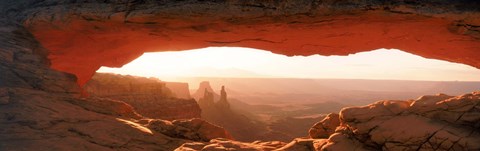 Framed Sunrise through Mesa Arch in Canyonlands National Park, Utah, USA Print