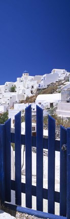 Framed Houses in a town, Oia, Santorini, Cyclades Islands, Greece Print