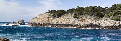 Framed Coastline, Point Lobos State Reserve, Carmel, Monterey County, California Print