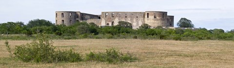 Framed Ruins of a castle, Borgholm Castle, Borgholm, Oland, Sweden Print