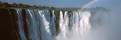 Framed Victoria Falls, Zimbabwe Print