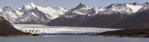 Framed Moreno Glacier, Argentino Lake, Argentine Glaciers National Park, Santa Cruz Province, Patagonia, Argentina Print