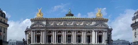 Framed Low angle view of an opera house, Opera Garnier, Paris, Ile-de-France, France Print