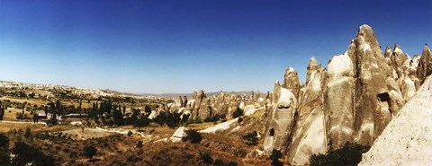 Framed Cappadocia landscape, Central Anatolia Region, Turkey Print