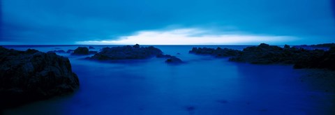 Framed Pacific Coast Monterey CA USA Print