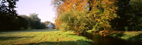 Framed Park Sans-Souci w/ teahouse in Autumn Potsdam Germany Print