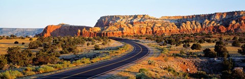 Framed Route 84 NM USA Print